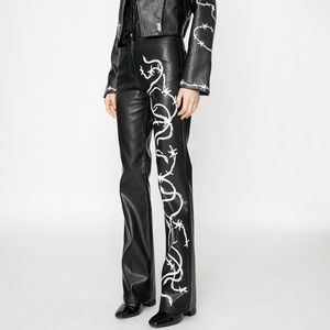 I am gia leather pants never worn